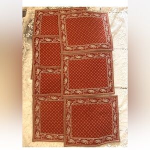 Vintage Quilted Fabric Placemat
Paisley Thanksgivings Autum Decor /7
Pcs padded